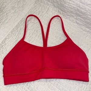 Size 4 lululemon flow y bra luon boom juice